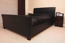 We designed a detailed set of. Excellence Modern Faux Leather Sleigh Bed With 4 Drawers Furniturestop Furniturestop Co Uk
