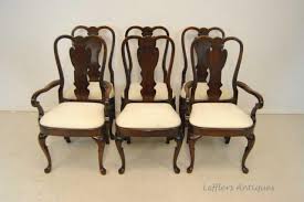 Modern leather chairs, velvet chairs & more living room chairs. 6 Georgian Style Dining Room Chairs Dark Cherry Finish By Pennsylvania House Leffler S Antiques