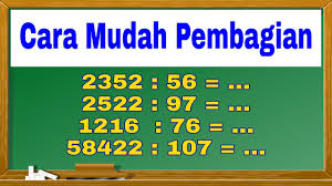 We did not find results for: Cara Mudah Pembagian Semua Angka Dengan Pembagi Angka Besar 2 Digit Dan 3 Digit Youtube