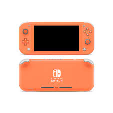 Nintendo switch lite coral (pink) console. Coral Nintendo Switch Lite Skin Nintendo Switch Nintendo Switch Accessories Nintendo