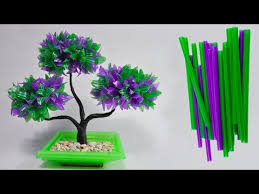 Serut potongan sedotan dan buat agak melengkung di ujung. Cara Membuat Bunga Pom Pom Dari Sedotan How To Make Round Straw Flower Youtube