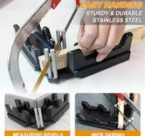 2-in-1 Mitre Measuring Cutting Tool, Measuring and Sawing Mitre Angles  Cutting Tool for Home Improvement, Carpentry Work