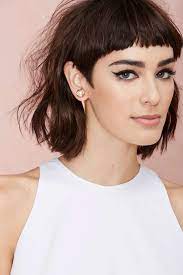 10 Pinterest Beauty Trends Set To Blow Up In 2019 Trendbook Trend Forecasting Short Hair With Bangs Short Hair Styles Hairstyles With Bangs