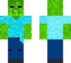 As you can see, there's no background. Zombie Minecraft Skin