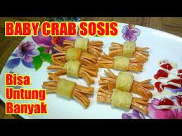 Jajanan Anak Yang Lagi Viral Baby Crab Sosis Bisa Untung Banyak Youtube Resep Sosis Makanan Jalanan Ide Makanan