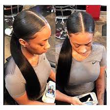 Low Ponytail Liked On Polyvore Featuring Accessories And Hair Accessories Low Ponytail Hairstyles Hair Ponytail Styles Side Ponytail Hairstyles
