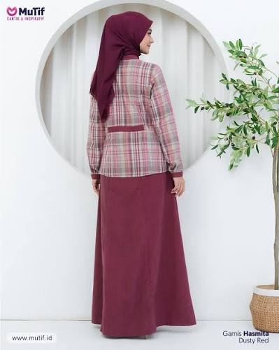 MUTIF HASMITA DUSTY RED 3