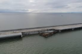 Highway 98 across pensacola bay. Hurricane Sally Hits Home Pensacola Florida Category 2