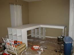 Diy Craft Desk Revisited Jannypie Diy Crafts Desk Craft Table Diy Craft Desk