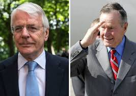 Sir John Major leads tributes to George HW Bush