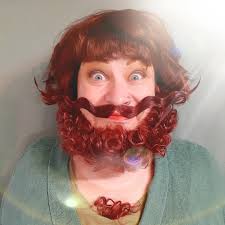 What happens when you give Dr Frank-n-furter a Freddy Mercury moustache?  You get Dr Frank-n-Freddy! This was my costume for today's office Halloween  party ... not at all weird to do when