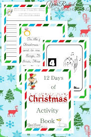 12 Days Of Christmas Activity Book Christmas Activity Book Book Activities Christmas Activities