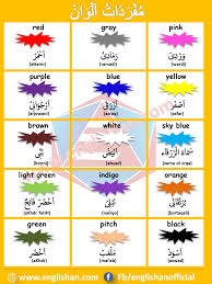 Yandex.translate works with words, texts. Colours Name With English And Arabic Arabic Language Arabic Colors Spoken Arabic