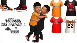 I think the name of the maker was blvcklifesimz. 8o8sims Jordans 11 Swatches Tees 14 Swatches Individual Packages Download Note If You Come Across Sims 4 Children Sims 4 Toddler Sims Baby