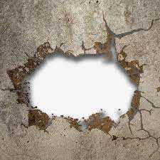 Concrete Wall Breaking Wall Break Effect Png Transparent Clipart Image And Psd File For Free Download Concrete Wall Wall Clock Logo Brick Wall Background