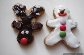 Turn gingerbread cookies upside down and decorate with icing to resemble reindeer, see photo for an easy reference. Reindeer Cookies And Gingerbread Men Domestic Goddesque