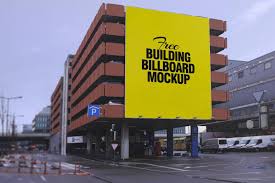 Free Outdoor Building Billboard Mockup Psd 1 Billboard Mockup Outdoor Advertising Billboard Billboard