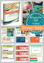 How To Make Dinner More Fun Somewhat Simple Family Dinner Fun Family Activities Family Fun Night