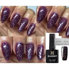 Comme pour les ongles naturels les ongles gels. Blue Sky Blz32 Prune Bordeaux Diamant Multi Paillettes Vernis A Ongles Gel Uv Led Soak Off 10 Ml Plus 2 Homebeautyforyou Brillanc Cdiscount Au Quotidien