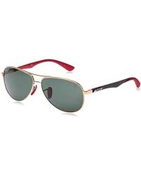 Get up to speed with all the latest scuderia ferrari sunglasses. Big Deal On Ray Ban Rb8313m Scuderia Ferrari Collection Aviator Sunglasses Gold Green 61 Mm