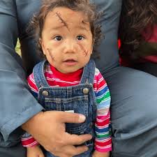 Mens Red & White Striped T-shirt Costume