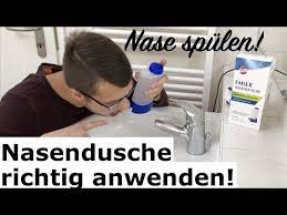 Nase Spulen Nasendusche Richtig Anwenden Youtube