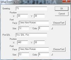 Load in the background image file, position your text fields, and you're all set to go! Download Qsl Maker 2 4