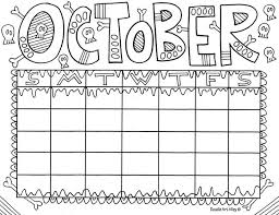 October coloring pages for kindergarten. Printable Calendar Coloring Pages For Kids Preschool And Kindergarten Coloring Calendar Coloring Pages For Kids Kids Calendar