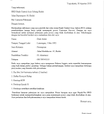 Agar lebih jelas mengenai contoh surat lamaran kerja itu sendiri, berikut akan disampaikan secara jelas dibawah ini. Contoh Surat Lamaran Kerja Di Bank Bri Tulis Tangan Bagikan Contoh