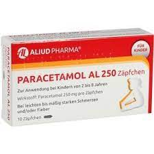 Paracetamol Al 250 Kleinkindersuppositorien 10 Pcs Painkiller All Medicine Arzneiprivat