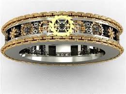 Mens Wedding Bands Gears Best Of Gear Wedding Ring Kubiyigefo Unusual Wedding Rings Silver Wedding Bands