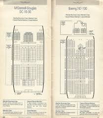 Wardair Canada 1988 Timetable Seating Chart Private
