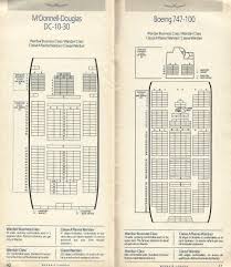 Wardair Canada 1988 Timetable Seating Chart Private