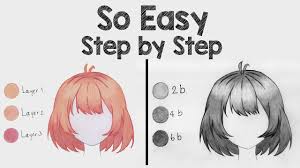 Gallery of anime haircut ideas for men. 2 Easy Ways To Draw Anime Hair Step By Step Tutorial For Beginners Youtube