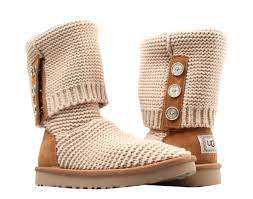 Free shipping both ways on knit boots from our vast selection of styles. Ugg Womens Purl Cardy Knit Sweater Boots 1094949 Cream Chestnut Size 7 For Sale Online Ebay