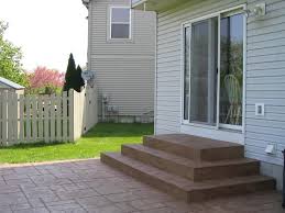 Atlantis Concrete And Construction Llc Decorative Concrete Patio Steps Patio Stairs Stamped Concrete Patio