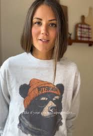 Vintage All Team Football Sweatshirt with Big Words Logo and Graphic Tees  for Football Fans Ash Grey Color Shirt Unisex Sweatshirt