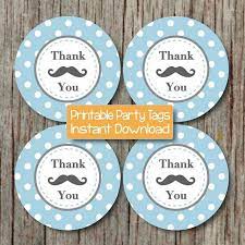 Say thank you with a free, printable christmas thank you card. Mustache Thank You Tags Baby Shower By Bumpandbeyonddesigns On Zibbet