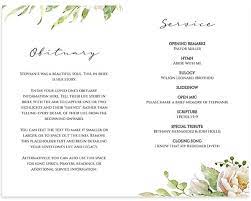 This treasured printed memorial program helps friends and family know what to expect during the service. Best Funeral Program Samples 3 Outlines 4 Free Templates Urns Online