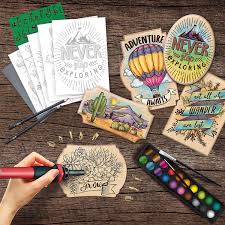 Owls are a classic wood burning project to take on, and we loved this artistic version from the start. Artskills Wood Burning Kit 53 Pieces Walmart Com Walmart Com