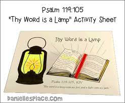 New international version your word is a lamp for my feet, a light on my path. Your Word Is A Lamp Bible Lesson