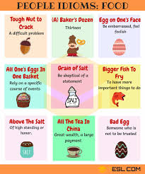 And him and her and the baby, too. Food Idioms 70 Food Idioms And Sayings With Examples 7esl