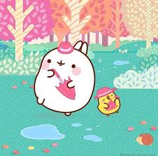 Enjoy the beautiful art of anime on your screen. Molang Kartun Desain Pamflet Kucing Lucu
