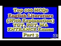 Top 100 Mcqs English Literature Tgt Pgt Ma English Entrance Exams Previous Question Pa Graduating Teacher Previous Year Question Paper This Or That Questions
