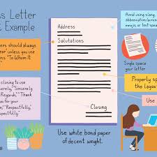 A formal letter is one written in an orderly and conventional language and follows a specific stipulated format. Business Letter Layout Example