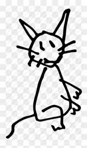 Animal Art Baby Cat Doodle Drawing Freehand Baby Cat Drawing Free Transparent Png Clipart Images Download