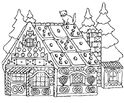 Advertisement it's amazing what gingerbread architects can make with just cake and frosting. Free Gingerbread House Coloring Pages Coloring Home