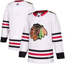 Mit den premier nhl kindertrikots können auch die. Adidas Chicago Blackhawks Authentic Pro Nhl Trikot Away 46 S Amazon De Sport Freizeit