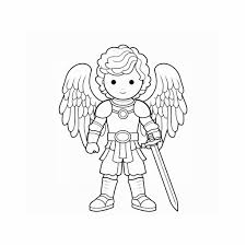 Desenhos para colorir de São Miguel Arcanjo para crianças - Atividades  religiosas para a escola ou para casa - Páginas para colorir católicas -  Páginas para colorir cristãs - Etsy Portugal