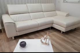 Un divano in pelle 2 o 3 posti, un. Divano Poltronesofa In Vera Pelle Movimento Relax E Penisola Varese